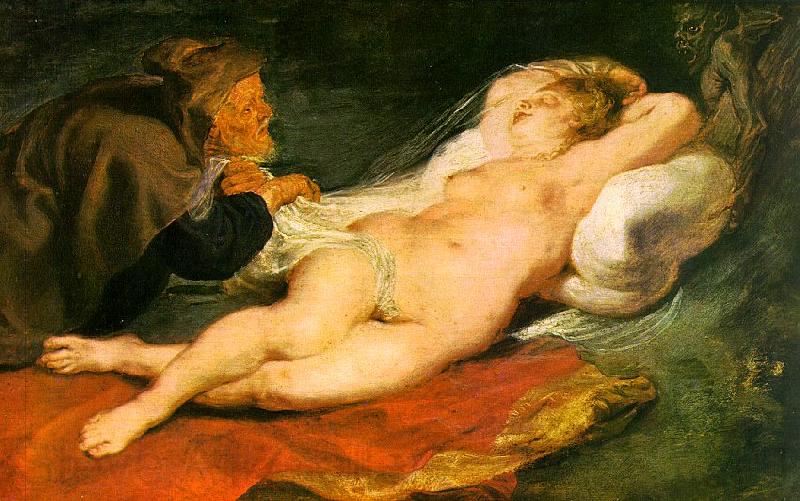 Peter Paul Rubens Angelica and the Hermit
